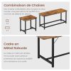 KIMENICH-Ensemble-Table-a-Manger-Extensible-avec-2-Bancs-et-2-Tabourets-Meubles-de-Salle-a-Manger-Lot-de-5-pour-4-8-Personnes-Table-Extensible-Salle-a-Manger-pour-Cuisine-Salle-a-Manger-0-0 KIMENICH-Ensemble-Table-a-Manger-Extensible-avec-2-Bancs-et-2-Tabourets-Meubles-de-Salle-a-Manger-Lot-de-5-pour-4-8-Personnes-Table-Extensible-Salle-a-Manger-pour-Cuisine-Salle-a-Manger-0-0