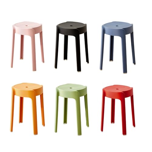 Roadoor-Tabouret-Plastique-Lot-De-6-Tabourets-Empilables-en-Plastique-Chaises-De-Bar-Dos-Nu-Antiderapantes-Impermeables-pour-Cuisine-Salle-A-Manger-Salon-0