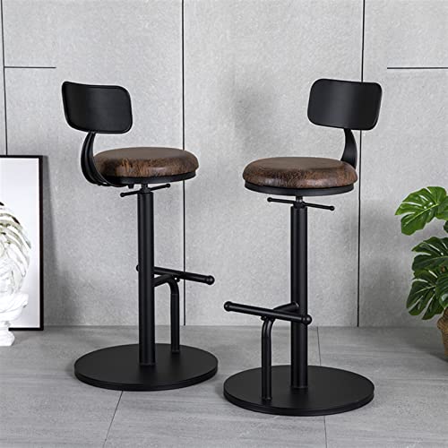 Tabouret-De-Bar-en-Fer-Forge-avec-Dossier-Reglable-en-Hauteur-Chaise-De-Cuisine-Rotative-A-360-Degres-Hauteur-De-Comptoir-Industriel-Retro-PU-Coussin-Adapte-A-La-Taverne-De-Ferme-Comfortable-0-0