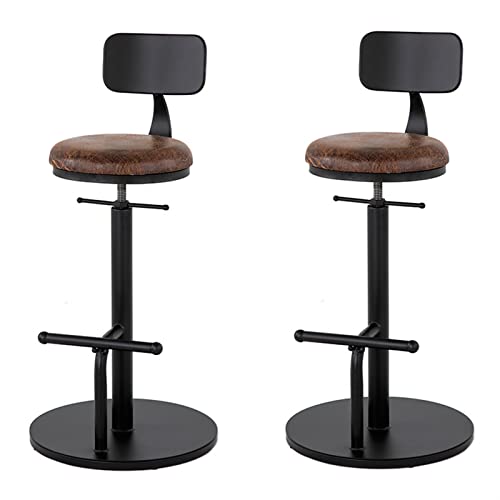 Tabouret-De-Bar-en-Fer-Forge-avec-Dossier-Reglable-en-Hauteur-Chaise-De-Cuisine-Rotative-A-360-Degres-Hauteur-De-Comptoir-Industriel-Retro-PU-Coussin-Adapte-A-La-Taverne-De-Ferme-Comfortable-0