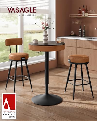 VASAGLE-EKHO-Collection-Table-de-Bar-Reglable-en-Hauteur-Petite-Table-avec-Rangement-PU-avec-Coutures-Style-Moderne-Mi-siecle-Bar-Cuisine-Salon-0-1