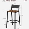 VASAGLE-Tabourets-de-Bar-Chaises-Hautes-Sieges-Cuisine-Salle-a-Manger-Bureau-Style-Industriel-0-1 VASAGLE-Tabourets-de-Bar-Chaises-Hautes-Sieges-Cuisine-Salle-a-Manger-Bureau-Style-Industriel-0-1