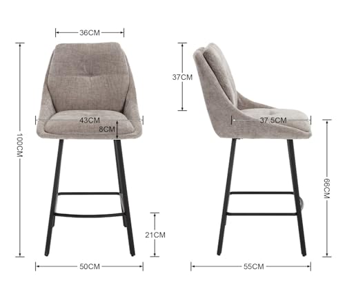 Wahson-Tabourets-de-Bar-Lot-de-2-Chaises-de-Bar-Haute-Cuisine-avec-Coussin-Confortable-Tabouret-Bar-Moderne-avec-Pied-Metal-Chaise-Haute-Bar-pour-Ilot-CentralBarComptoir-0-0