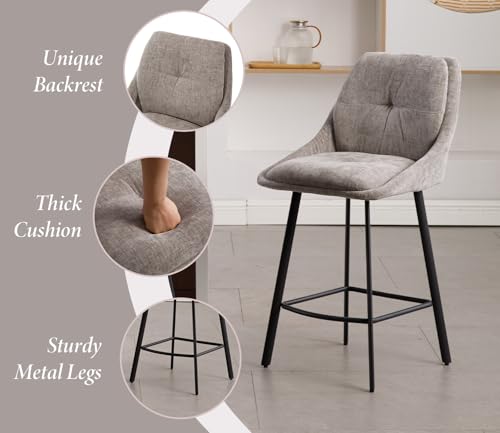 Wahson-Tabourets-de-Bar-Lot-de-2-Chaises-de-Bar-Haute-Cuisine-avec-Coussin-Confortable-Tabouret-Bar-Moderne-avec-Pied-Metal-Chaise-Haute-Bar-pour-Ilot-CentralBarComptoir-0-1