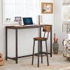 HOOBRO-Tabouret-de-Bar-Lot-de-2-avec-Dossier-645-cm-Chaises-de-Bar-avec-Repose-Pieds-pour-Cuisine-Salon-Bar-Facile-a-Assembler-0-2