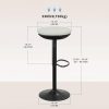 IWMH-Tabourets-de-Bar-Pivotants-Lot-de-2-Tabourets-de-Bar-Ronds-Modernes-sans-Dossier-Chaise-de-Bar-de-Comptoir-a-Hauteur-Reglable-pour-la-Cuisine-Le-Restaurant-Le-Bar-et-Le-Cafe-0-1 IWMH-Tabourets-de-Bar-Pivotants-Lot-de-2-Tabourets-de-Bar-Ronds-Modernes-sans-Dossier-Chaise-de-Bar-de-Comptoir-a-Hauteur-Reglable-pour-la-Cuisine-Le-Restaurant-Le-Bar-et-Le-Cafe-0-1