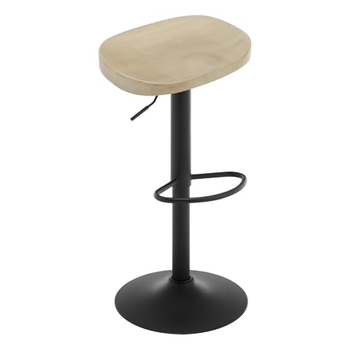 WOLTU-Tabouret-Bar-Tabouret-de-Bar-en-Bois-Chaise-de-Bar-Tabouret-Haut-Cadre-en-Metal-Reglable-en-Hauteur-Pivotant-a-360-avec-Repose-Pieds-Industriel-BH413-1-0