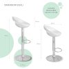 Baroni-Home-Tabouret-de-bar-pivotant-hauteur-reglable-assise-en-plastique-et-Schineale-base-chromee-repose-pieds-et-fond-anti-rayures-37-x-45-x-59–79-cm-0-1