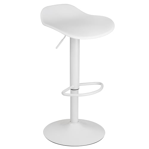 Baroni-Home-Tabouret-pivotant-avec-hauteur-reglable-fond-anti-rayures-et-pieds-pour-cuisine-restaurant-et-bar-leger-et-montage-facile-41-x-40-x-64--86-cm-blancnoir-0