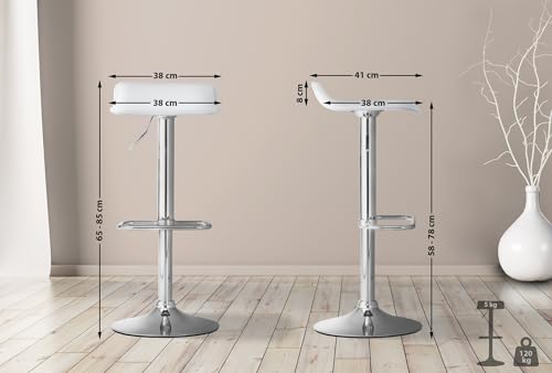 CLP-Tabouret-De-Bar-Reglable-en-Hauteur-Dyn-en-Similicuir-I-Chaise-De-Bar-Pivotante-avec-Repose-Pied-I-Pietement-Metal-Chrome-0-1