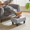 YMYNY-Tabouret-Pouf-Ottoman-Moderne-Repose-Pieds-en-Lin-Repose-Pieds-Rectangulaire-Tabouret-Petit-Ottoman-pour-Salon-Tabouret-de-Canape-Tabouret-Bas-pour-Entree-40305225CM-Gris-Bleu-HBD039L-0-0