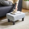 YMYNY-Tabouret-Pouf-Ottoman-Moderne-Repose-Pieds-en-Lin-Repose-Pieds-Rectangulaire-Tabouret-Petit-Ottoman-pour-Salon-Tabouret-de-Canape-Tabouret-Bas-pour-Entree-40305225CM-Gris-Bleu-HBD039L-0-2