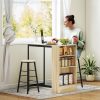 HOMCOM-Ensemble-Table-de-Bar-avec-tabourets-Table-a-Manger-Debout-avec-2-chaises-de-Bar-avec-Compartiments-Ouverts-etagere-reglable-et-Repose-Pieds-pour-pour-Salle-a-Manger-Cuisine-chene-et-Noir-0-0 HOMCOM-Ensemble-Table-de-Bar-avec-tabourets-Table-a-Manger-Debout-avec-2-chaises-de-Bar-avec-Compartiments-Ouverts-etagere-reglable-et-Repose-Pieds-pour-pour-Salle-a-Manger-Cuisine-chene-et-Noir-0-0