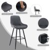 WOLTU-2Tabourets-de-Bar-Hauts-avec-Dossier-Chaise-Moderne-avec-Repose-Pieds-Carre-Tabouret-Ergonomique-en-Velours-pour-Le-Bistrot-Hauteur-dAssise-71-cm-Pieds-en-Metal-2947-0-2
