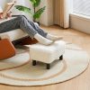 YMYNY-Petit-Pouf-Ottoman-Repose-Pieds-Ottomane-Rectangulaire-Tabouret-a-Chaussures-Teddy-Velours-Materiel-Tabourets-de-Canape-pour-Salon-Chambre-a-Coucher-Blanc-422924CM-RF-BD216-0-0 YMYNY-Petit-Pouf-Ottoman-Repose-Pieds-Ottomane-Rectangulaire-Tabouret-a-Chaussures-Teddy-Velours-Materiel-Tabourets-de-Canape-pour-Salon-Chambre-a-Coucher-Blanc-422924CM-RF-BD216-0-0
