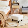 YMYNY-Petit-Pouf-Ottoman-Repose-Pieds-Ottomane-Rectangulaire-Tabouret-a-Chaussures-Teddy-Velours-Materiel-Tabourets-de-Canape-pour-Salon-Chambre-a-Coucher-Blanc-422924CM-RF-BD216-0-1 YMYNY-Petit-Pouf-Ottoman-Repose-Pieds-Ottomane-Rectangulaire-Tabouret-a-Chaussures-Teddy-Velours-Materiel-Tabourets-de-Canape-pour-Salon-Chambre-a-Coucher-Blanc-422924CM-RF-BD216-0-1