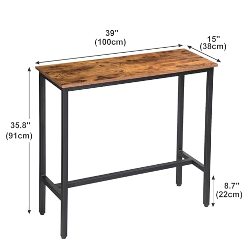 H-JINHUI-Table-de-bar-table-de-cuisine-industrielle-avec-cadre-en-metal-montage-facile-design-industriel-pour-restaurant-salon-aspect-bois-100-x-38-x-91-cm-0-1