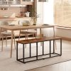 HOOBRO-Banc-de-Cuisine-Long-de-120-cm-Banc-a-Chaussures-Industriel-Bout-de-lit-Chaise-Longue-pour-Salle-a-Manger-entree-Chambre-Marron-Rustique-et-Noir-EBF45CD01-0-2 HOOBRO-Banc-de-Cuisine-Long-de-120-cm-Banc-a-Chaussures-Industriel-Bout-de-lit-Chaise-Longue-pour-Salle-a-Manger-entree-Chambre-Marron-Rustique-et-Noir-EBF45CD01-0-2