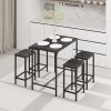 ReseeZac-Table-de-Bar-avec-4-chaises-de-BarCuisine-Salle-a-Manger-Set-0-0 ReseeZac-Table-de-Bar-avec-4-chaises-de-BarCuisine-Salle-a-Manger-Set-0-0