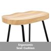 Roomark-Lot-de-2-tabourets-de-bar-en-bois-Hauteur-de-comptoir-74-cm-Avec-pieds-en-metal-Sans-dossier-Pour-bar-Grain-de-bois-0-2 Roomark-Lot-de-2-tabourets-de-bar-en-bois-Hauteur-de-comptoir-74-cm-Avec-pieds-en-metal-Sans-dossier-Pour-bar-Grain-de-bois-0-2