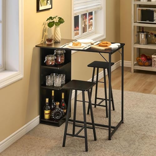 Salutmeuble-Ensemble-de-Table-a-Manger-3-pieces-Ensemble-de-Table-et-Chaise-de-Bar-pour-2-Coins-Repas-avec-etageres-de-Rangement-a-3-Niveaux-pour-Petit-Espace-Appartement-Cuisine-Salle-a-Manger-0-1