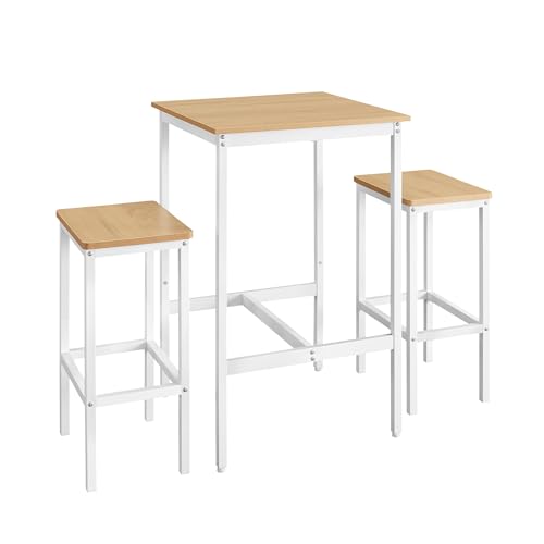 VASAGLE-Ensemble-Table-de-Bar-avec-Tabourets-Table-a-Manger-avec-2-Chaises-Petite-Table-de-Cuisine-Chaises-de-Bar-pour-Salle-a-Manger-Cuisine-0