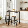VASAGLE-Ensemble-de-Table-et-Tabourets-Hauts-Table-de-Cuisine-avec-2-Chaises-de-Bar-pour-Salle-a-Manger-Cadre-en-Acier-Style-Industriel-Marron-Rustique-et-Noir-LBT219B01-0-0