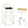 HOMCOM-Lot-de-2-Tabourets-de-Bar-Design-Chaise-Haute-pour-Bar-Bistro-avec-Repose-Pied-Structure-metal-et-Coussin-Velours-Noir-et-dore-0-1