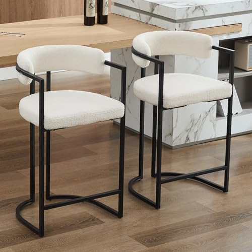 Ya-Home-Tabouret-de-Bar-en-Velours-Lot-de-2-Chaise-de-Bar-Moderne-et-Confortable-avec-Base-en-Metal-Chaise-Haute-Cuisine-pour-BarComptoir-0