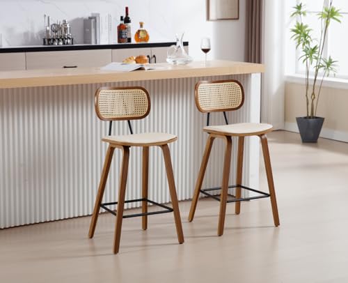 chairus-Tabourets-de-Bar-Lot-de-2-Tabourets-de-Comptoir-Bois-et-Metal-Chaise-Haute-Bar-avec-Dossier-Rotin-pour-Central-Ilot-0-1