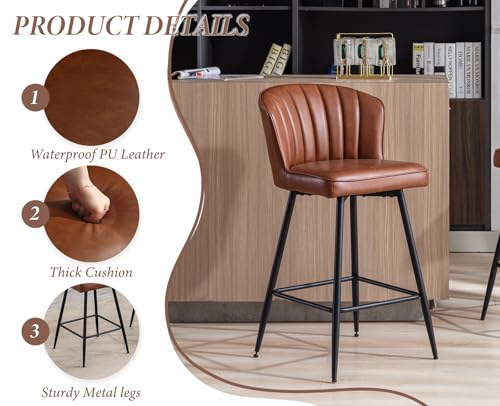 Ya-Home-Lot-de-2-Chaise-Bar-en-Velours-Doux-Tabourets-de-Bar-avec-Pieds-en-Metal-Dore-Chaises-de-Comptoir-et-Cuisine-Moderne-0-2