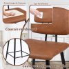 Youhauchair-Tabouret-Bar-Lot-de-2-Tabouret-de-Bar-Moderne-en-Faux-Cuir-pour-ilot-de-Cuisine-Chaise-de-Bar-pour-Petit-dejeuner-avec-Dossier-et-Pied-en-Metal-Tabourets-de-Bar-Rembourres-Noir-0-2
