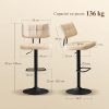 Ckaff-Lot-de-2-Tabourets-de-Bar-Brun-Bar-Reglables-en-Hauteur-Modernes-Chaise-de-Bar-Chaise-Haute-Bar-Tabouret-Ilot-Central-Cuisine-avec-Dossier-et-Repose-Pieds-0-0