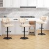 Ckaff-Lot-de-2-Tabourets-de-Bar-Brun-Bar-Reglables-en-Hauteur-Modernes-Chaise-de-Bar-Chaise-Haute-Bar-Tabouret-Ilot-Central-Cuisine-avec-Dossier-et-Repose-Pieds-0-2