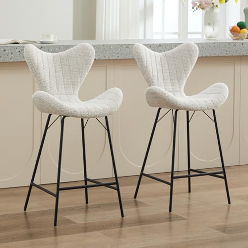 DAYALANE-Lot-de-24-Tabourets-de-Bar-en-Chenille-Moderne-Tabourets-Hauts-avec-Pieds-en-Metal-Chaises-de-Bar-avec-Dossier-Unique-pour-Cuisine-0