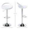 HOMCOM-Lot-de-2-tabourets-de-Bar-chaises-de-Bar-reglable-en-Hauteur-Chaise-Haute-Cuisine-avec-Dossier-Repose-Pieds-pivotant-360-ABS-et-metal-pour-Salle-a-Manger-comptoir-46x41x76-96cm-0-1 HOMCOM-Lot-de-2-tabourets-de-Bar-chaises-de-Bar-reglable-en-Hauteur-Chaise-Haute-Cuisine-avec-Dossier-Repose-Pieds-pivotant-360-ABS-et-metal-pour-Salle-a-Manger-comptoir-46x41x76-96cm-0-1