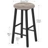 HOOBRO-Tabourets-de-Bar-Chaises-de-Cuisine-Tabourets-Hauts-avec-Repose-Pieds-de-2-hauteurs-et-Pieds-reglables-pour-Salle-de-Bain-Cuisine-comptoir-0-1 HOOBRO-Tabourets-de-Bar-Chaises-de-Cuisine-Tabourets-Hauts-avec-Repose-Pieds-de-2-hauteurs-et-Pieds-reglables-pour-Salle-de-Bain-Cuisine-comptoir-0-1