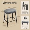 STOOLINK-Tabouret-Bar-Lot-de-2-Chaise-de-Bar-Haute-Tabouret-de-Bar-Cuir-Microfibre-Chaise-Haute-Bar-avec-Repose-Pieds-Tabouret-Cuisine-Industriel-625-cm-Hauteur-pour-Cuisine-0-0 STOOLINK-Tabouret-Bar-Lot-de-2-Chaise-de-Bar-Haute-Tabouret-de-Bar-Cuir-Microfibre-Chaise-Haute-Bar-avec-Repose-Pieds-Tabouret-Cuisine-Industriel-625-cm-Hauteur-pour-Cuisine-0-0