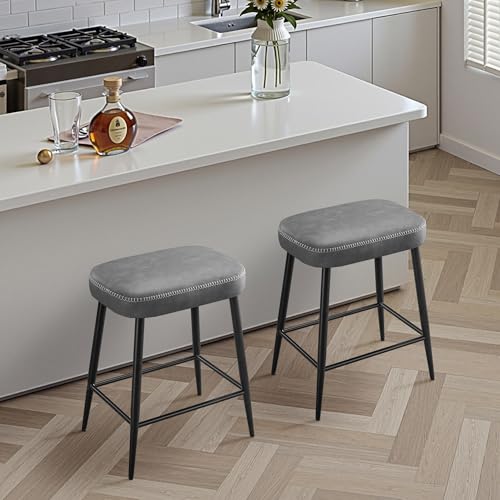 STOOLINK-Tabouret-Bar-Lot-de-2-Chaise-de-Bar-Haute-Tabouret-de-Bar-Cuir-Microfibre-Chaise-Haute-Bar-avec-Repose-Pieds-Tabouret-Cuisine-Industriel-625-cm-Hauteur-pour-Cuisine-0-1