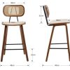 Ya-Home-Chaise-de-Bar-en-Rotin-Lot-de-2-Tabourets-de-Bar-Bois-Metal-Coussin-en-Cuir-PU-Chaise-Haute-Bar-Pied-Metal-pour-Comptoir-0-0 Ya-Home-Chaise-de-Bar-en-Rotin-Lot-de-2-Tabourets-de-Bar-Bois-Metal-Coussin-en-Cuir-PU-Chaise-Haute-Bar-Pied-Metal-pour-Comptoir-0-0