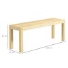 HOMCOM-Banc-de-Cuisine-en-Bois-Massif-Banc-de-Salle-a-Manger-Style-campagnard-pour-Cuisine-Salle-a-Manger-Salon-Bois-Naturel-0-1 HOMCOM-Banc-de-Cuisine-en-Bois-Massif-Banc-de-Salle-a-Manger-Style-campagnard-pour-Cuisine-Salle-a-Manger-Salon-Bois-Naturel-0-1