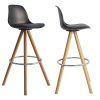 Happy-Garden-Lot-de-2-tabourets-scandinaves-Tobias-Noirs-avec-Coussin-Tabouret-de-Bar-avec-Dossier-et-Repose-Pieds-Chaise-de-Cuisine-Style-scandinaves-avec-Pied-en-Bois-de-hetre-Massif-0-2 Happy-Garden-Lot-de-2-tabourets-scandinaves-Tobias-Noirs-avec-Coussin-Tabouret-de-Bar-avec-Dossier-et-Repose-Pieds-Chaise-de-Cuisine-Style-scandinaves-avec-Pied-en-Bois-de-hetre-Massif-0-2