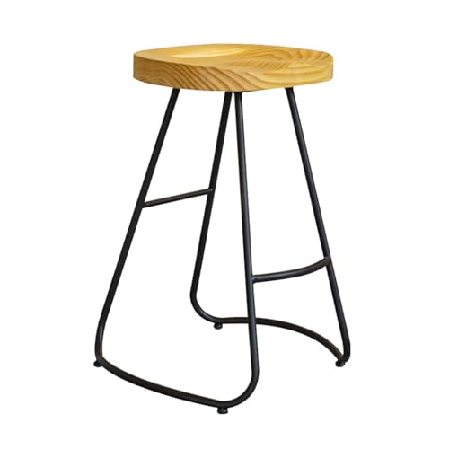 KKTX-Tabourets-de-Bar-Ensemble-de-2-Bars-chaises-Tabouret-en-Fer-forge-siege-en-Bois-Massif-tabourets-de-Bar-industriels-pour-Salle-a-Manger-Cuisine-comptoir-Rustique-0