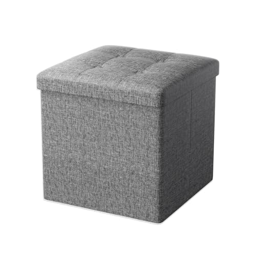 OakTea-Pouf-Coffre-de-Rangement-Tabouret-de-Rangement-Pliant-Repose-Pieds-Pouf-de-Pliable-Cube-avec-Couvercle-Amovible-pour-Salon-Chambre-0