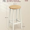 VASAGLE-Tabourets-de-Bar-Chaises-Siege-Haut-Cadre-Metallique-Montage-Facile-Hauteur-65-cm-Repose-Pieds-pour-Cuisine-Salon-Salle-a-Manger-0-1 VASAGLE-Tabourets-de-Bar-Chaises-Siege-Haut-Cadre-Metallique-Montage-Facile-Hauteur-65-cm-Repose-Pieds-pour-Cuisine-Salon-Salle-a-Manger-0-1