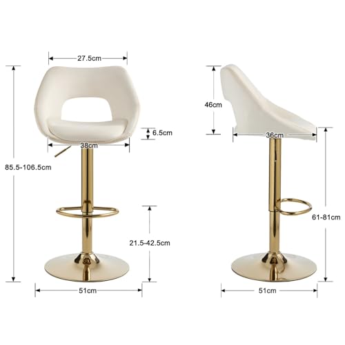 Ya-Home-Tabourets-de-Bar-Lot-de-2-Chaise-Bar-Moderne-Tabouret-Haut-Cuisine-Reglable-en-Hauteur-Chaise-Haute-Bar-en-Cuir-PU-0-0