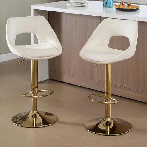 Ya-Home-Tabourets-de-Bar-Lot-de-2-Chaise-Bar-Moderne-Tabouret-Haut-Cuisine-Reglable-en-Hauteur-Chaise-Haute-Bar-en-Cuir-PU-0