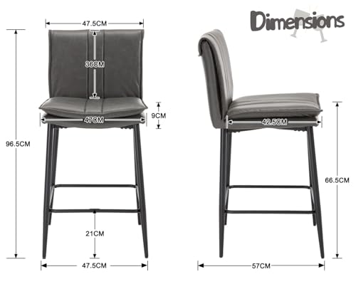 chairus-Lot-de-2-Tabourets-de-Bar-en-Cuir-PU-Chaise-Bar-avec-Repose-PiedsTabourets-de-Comptoir-sans-AccoudoirsChaise-Haute-Bar-avec-Pieds-en-Metal-pour-Central-Ilot-0-0