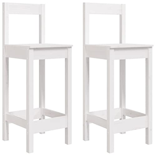 vidaXL-Chaises-de-Bar-Sieges-Bistrot-Bistro-Interieur-2-pcs-Bois-de-Pin-Solide-0