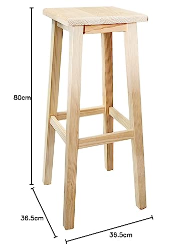 Acan-Tradineur-Tabouret-carre-haut-en-bois-naturel-non-traite-tabouret-de-bar-avec-repose-pieds-cuisine-stable-et-robuste-80-x-29-x-29-cm-0-0